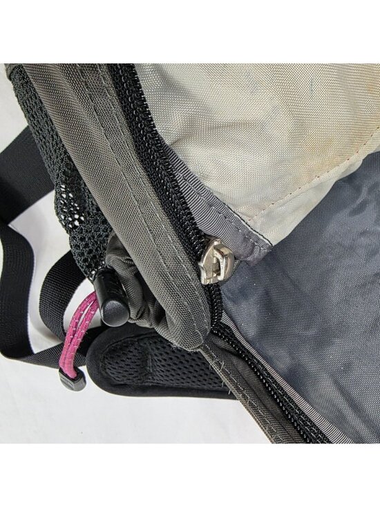 The North Face Amira Womens Backpack Gray Pink Lightweight Hiking Camping - Picture 8 of 15